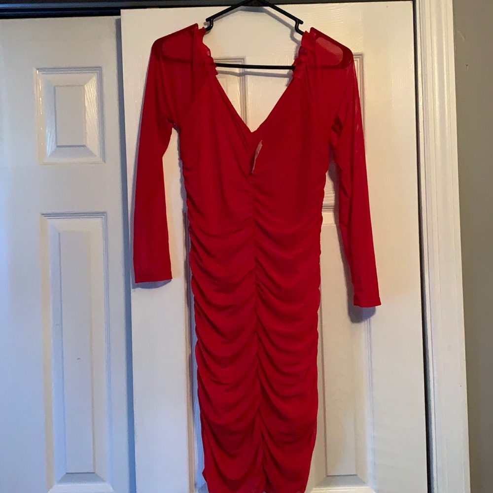 Red dress